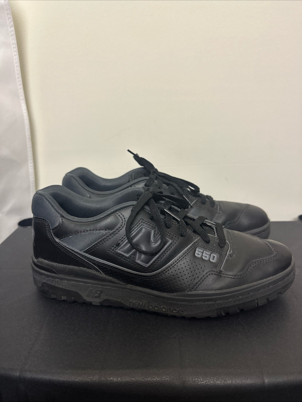New Balance 550 Men's Sneakers Triple Black Size 11